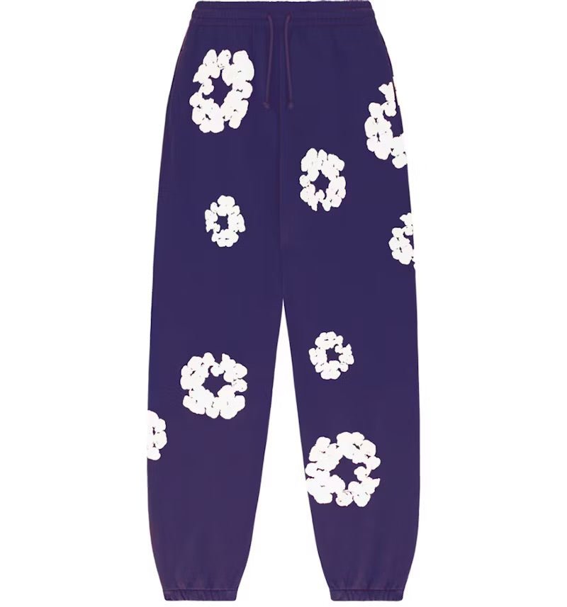 Denim Tears The Cotton Wreath Sweatpants Purple - Denim Tears