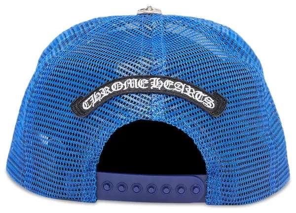 Chrome Hearts Crosse Trucker Hat 'Blue/White'