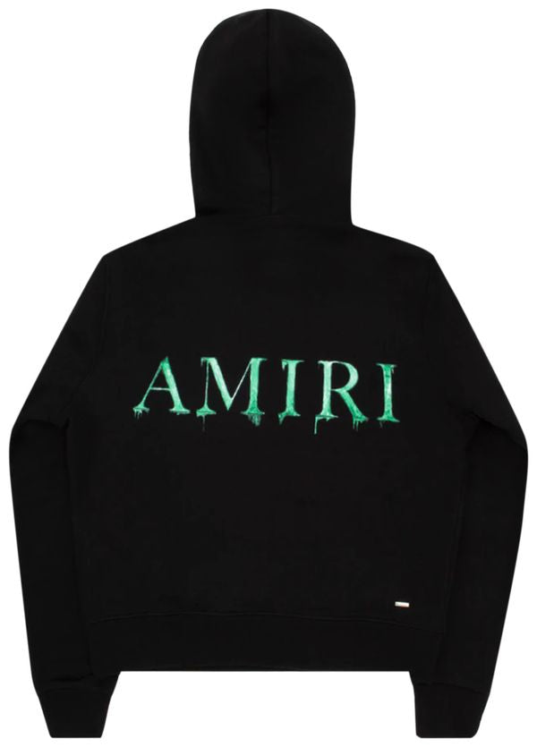 Amiri Watercolor MA Hoodie 'Black/Green'