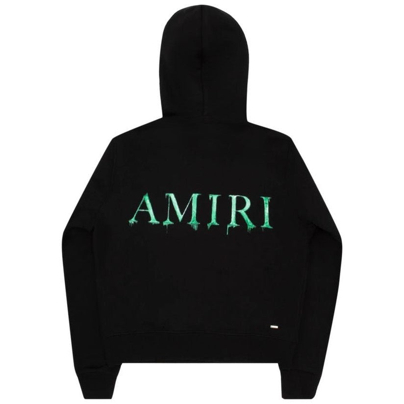 Amiri Watercolor MA Hoodie 'Black/Green' - Hoodie - Amiri