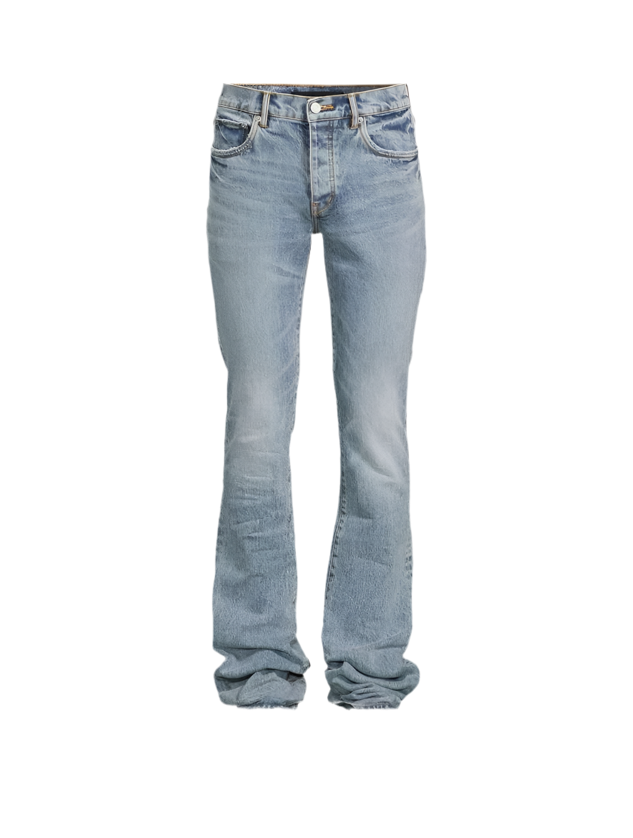 PURPLE BRAND Super Stack Flare 'Mid Indigo' P072