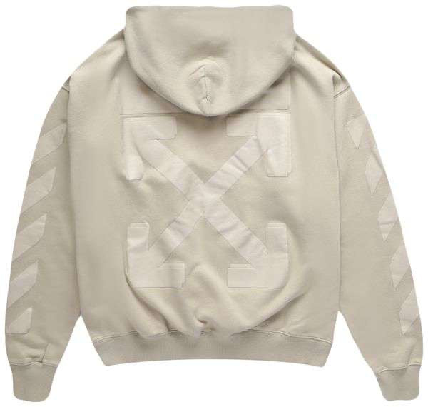 Off-White Rubber Arrow Skate Hoodie 'Abbey Stone'