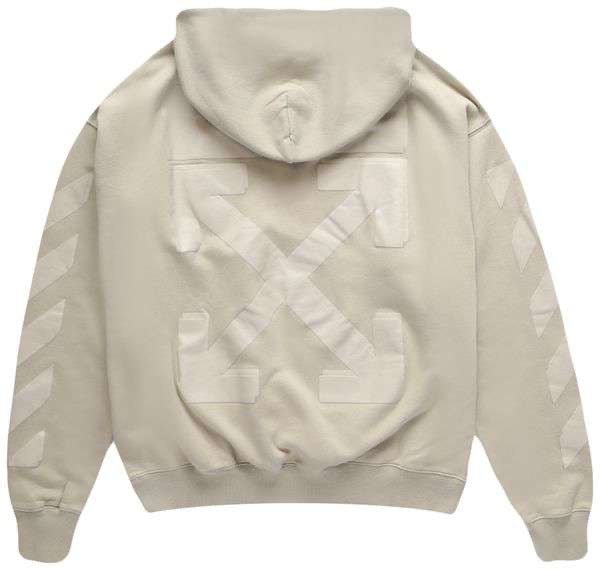 Off - White Rubber Arrow Skate Hoodie 'Abbey Stone' - OFF - WHITE
