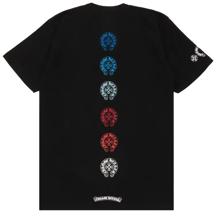 Chrome Hearts Multi Color Horse Shoe T-shirt Black