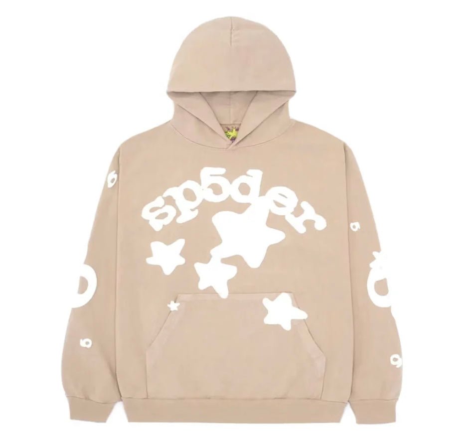 Sp5der Beluga Hoodie Sand - Hoodie - Sp5der