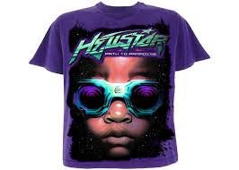 Hellstar Goggles T-Shirt Purple - T-shirt - Hellstar