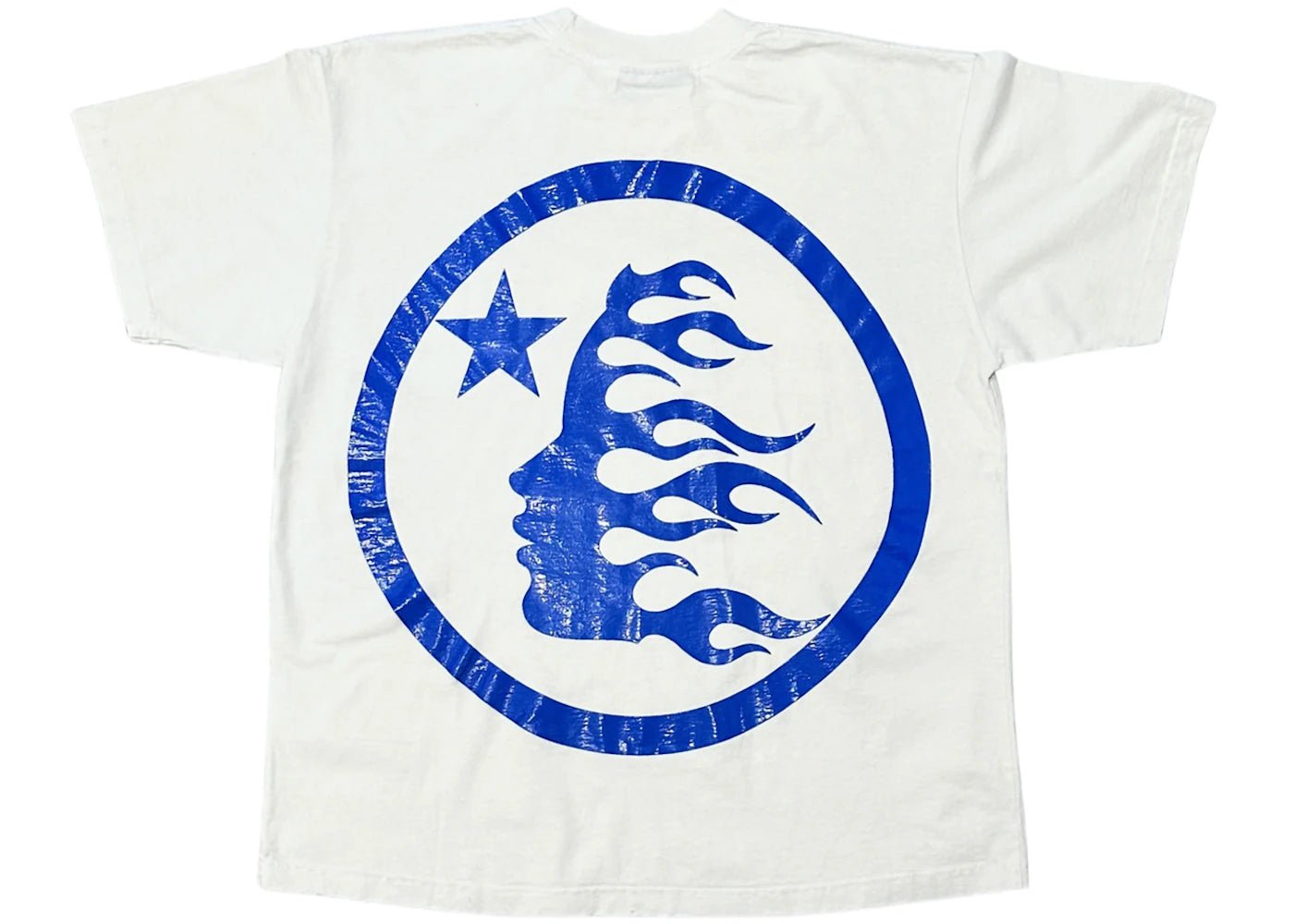 Hellstar Gel Sport Logo T-shirt White/Blue - T-shirt - Hellstar