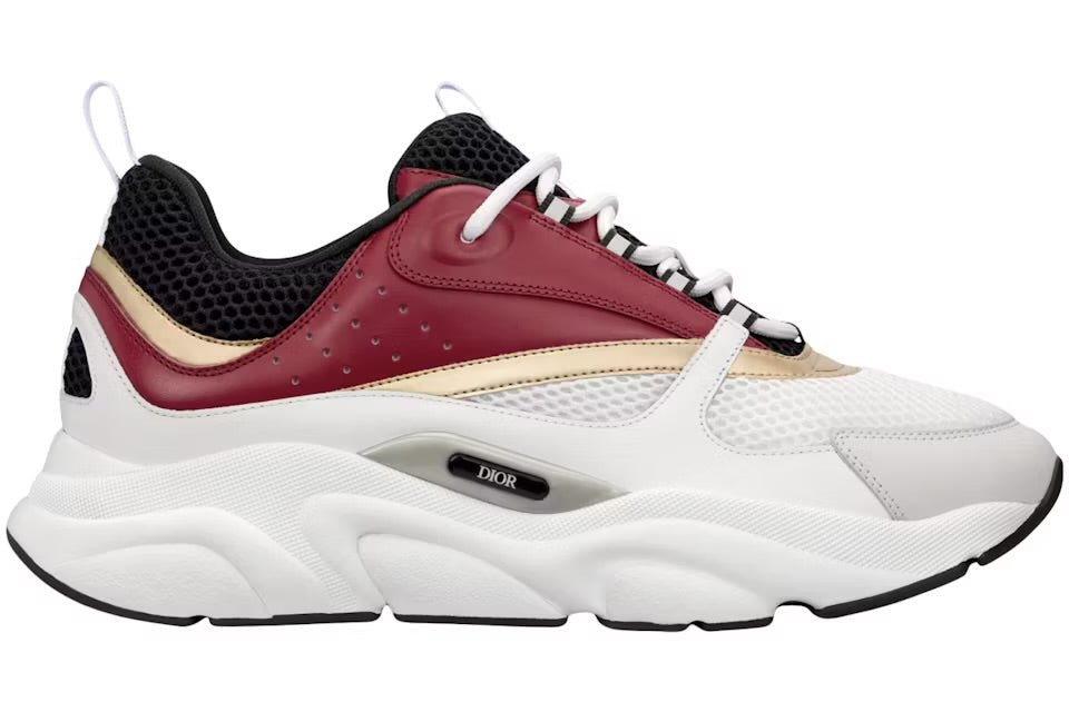 Dior B22 White Black Burgundy Gold - Dior