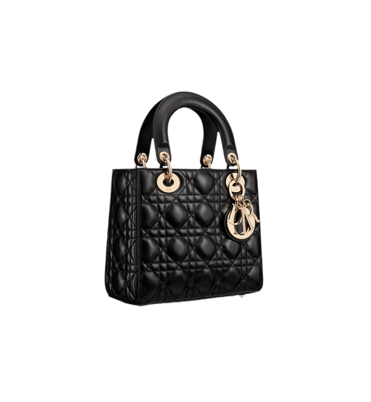 Small Lady Dior My ABCDior Bag Black Cannage Lambskin