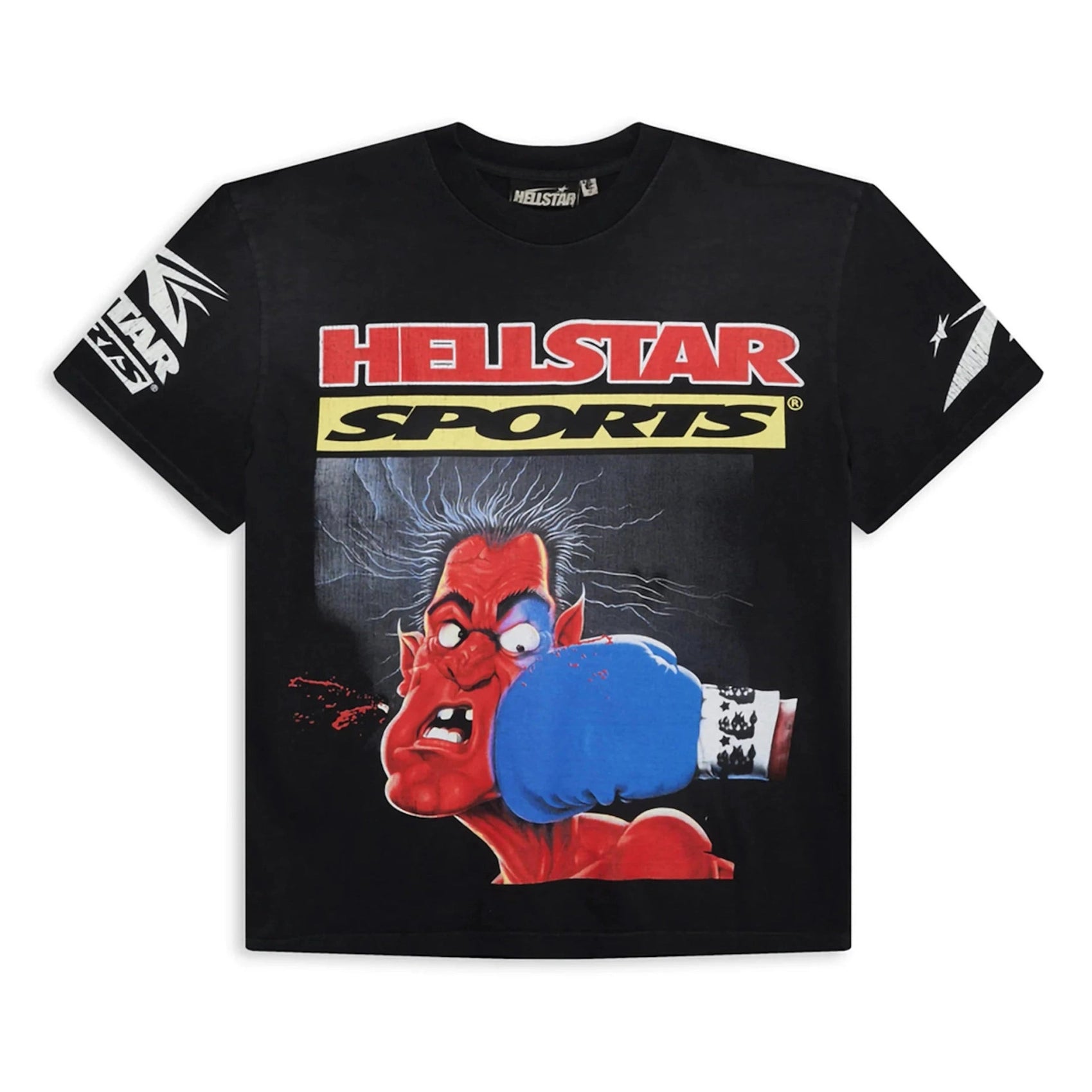 Hellstar Knock - Out T-shirt Black - T-shirt - Hellstar