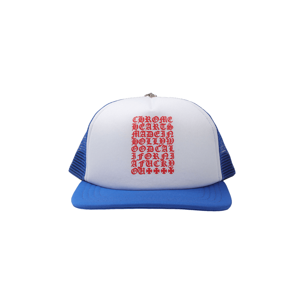 Chrome Hearts Eyechart Trucker Hat