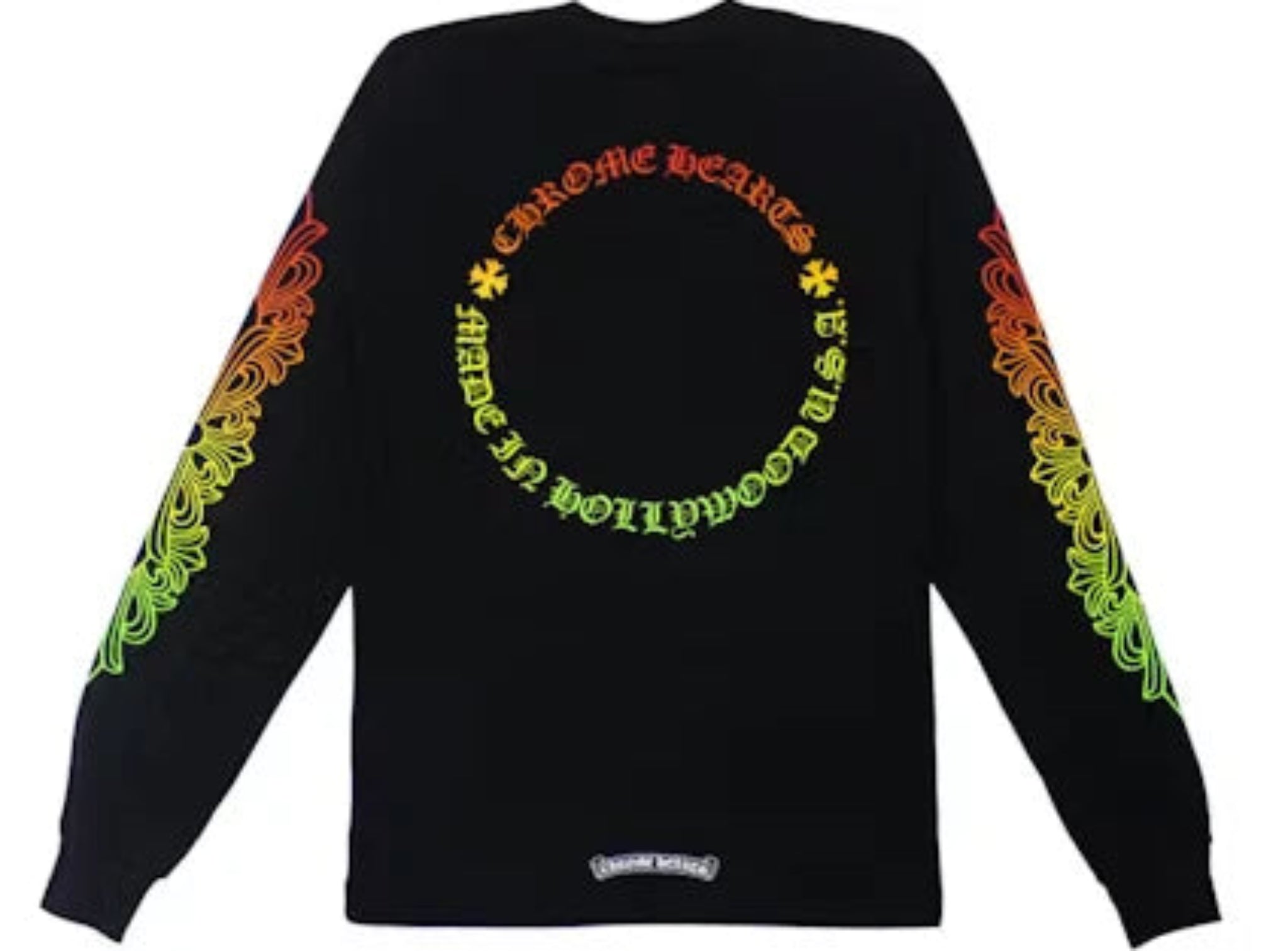 Chrome Hearts Floral Sleeve Gradient L/S T-shirt - Longsleeves - Chrome Hearts