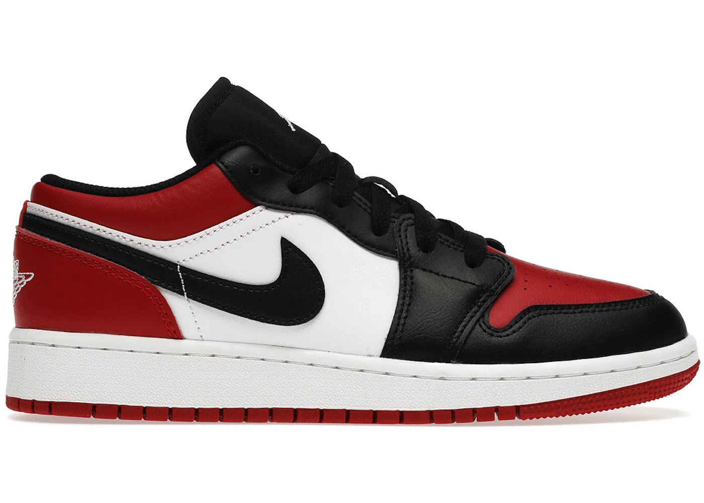 Jordan 1 Low Bred Toe (GS) - Air Jordan