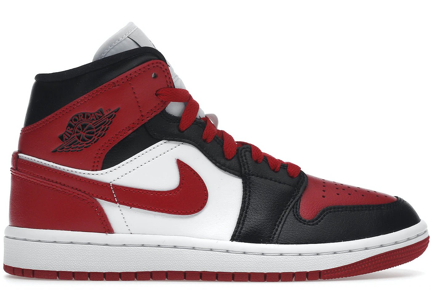 Jordan 1 Mid Alternate Bred Toe (Women's) - Air Jordan