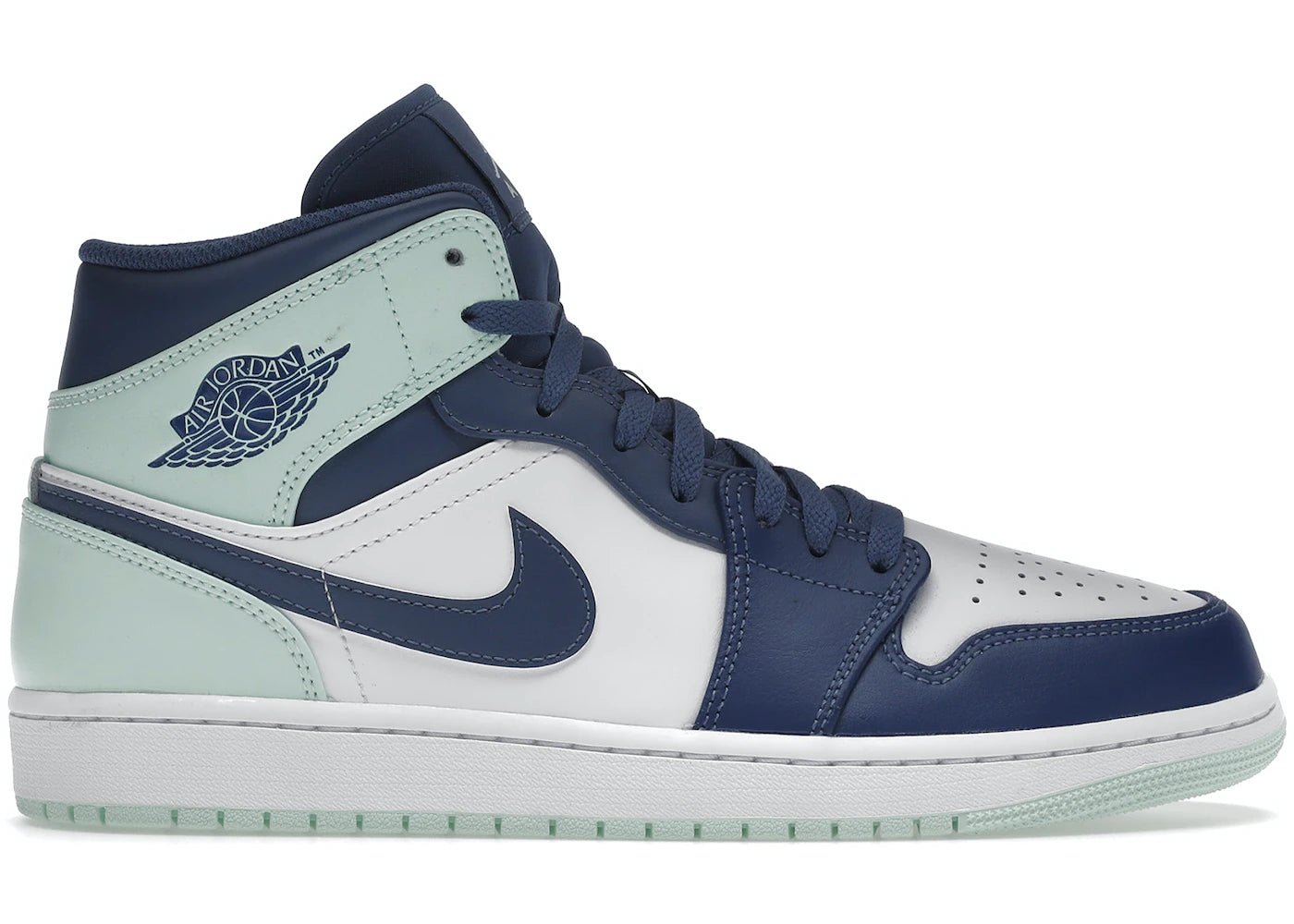 Jordan 1 Mid Mystic Navy Mint Foam - Air Jordan