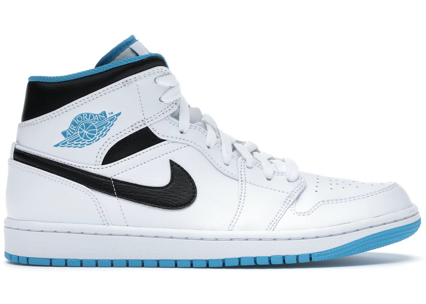 Jordan 1 Mid Laser Blue - Air Jordan