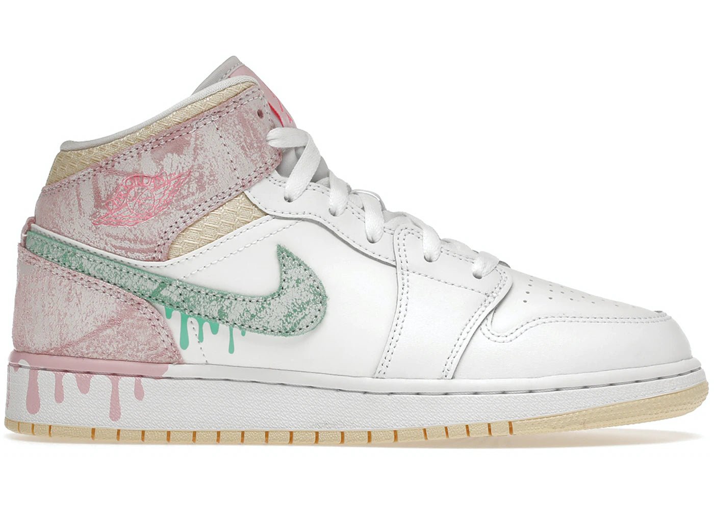 Jordan 1 Mid Paint Drip (GS) - Air Jordan