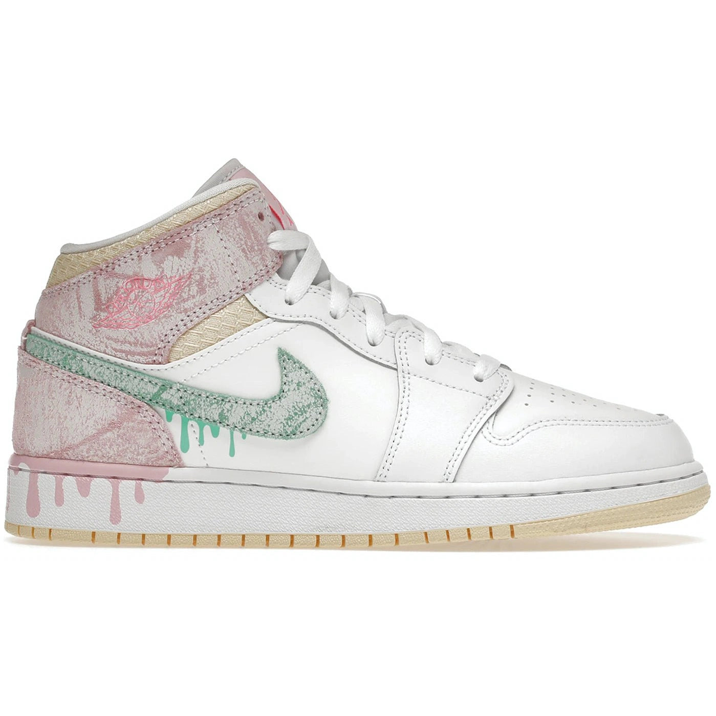 Jordan 1 Mid Paint Drip (GS) - Air Jordan