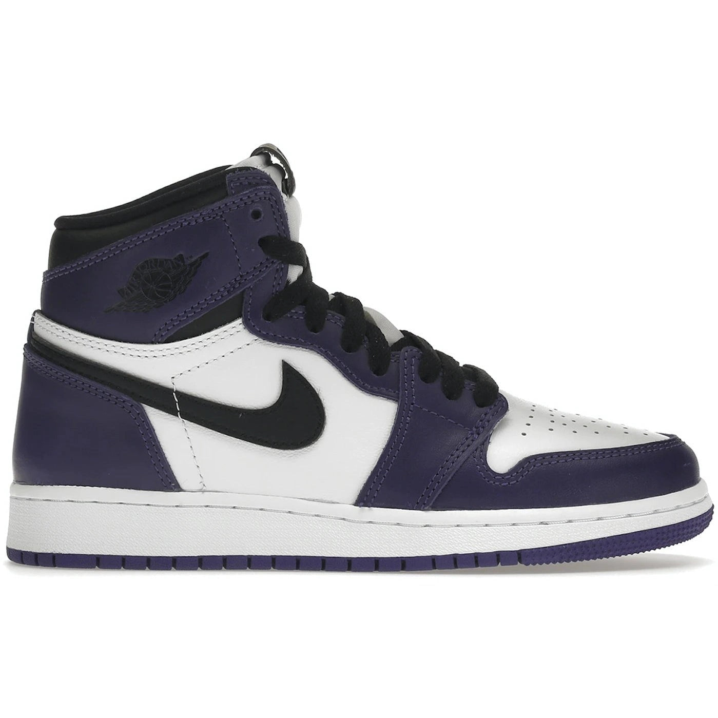 Jordan 1 Retro High Court Purple White (GS) - Air Jordan