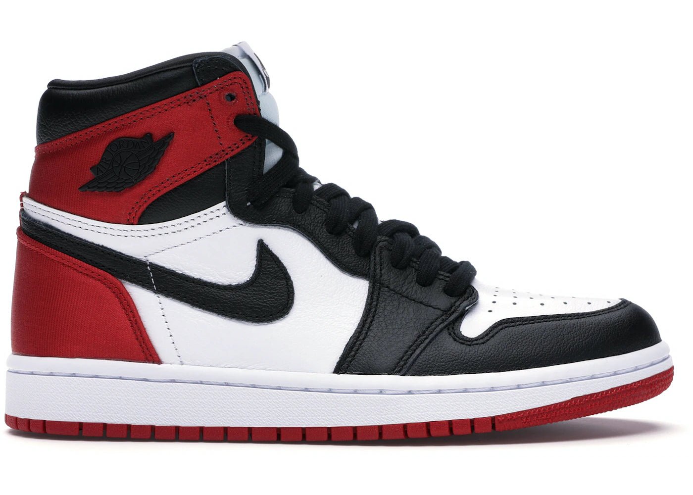Jordan 1 Retro High Satin Black Toe (Women's) - Air Jordan