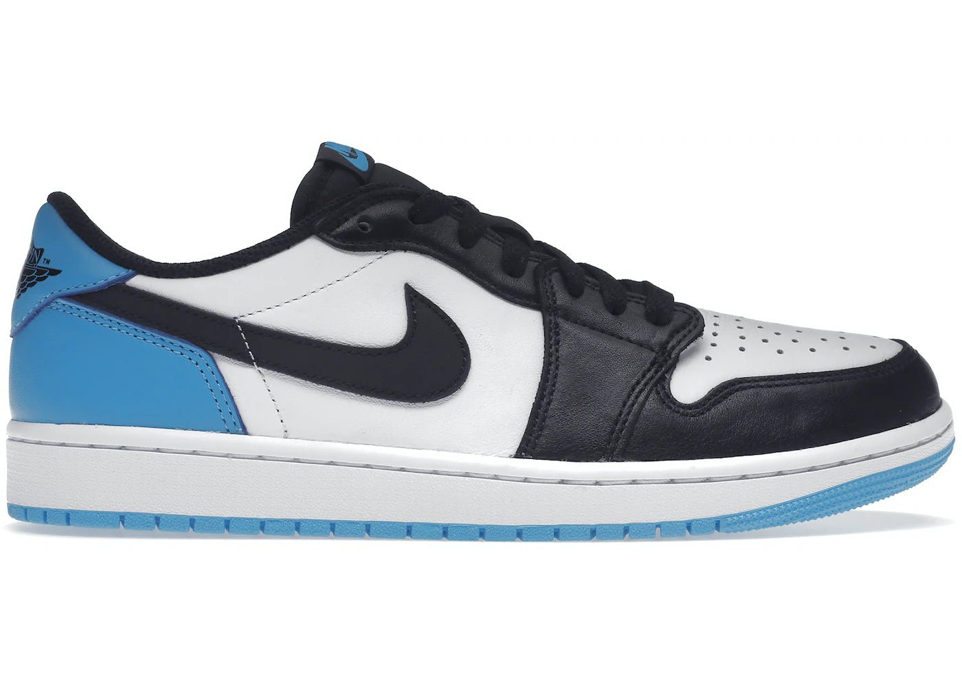Jordan 1 Retro Low OG Black Dark Powder Blue - Air Jordan
