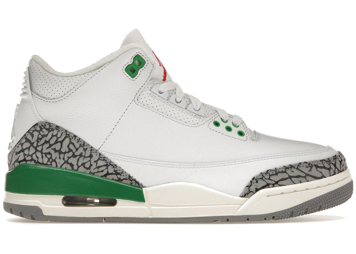 Jordan 3 Retro Lucky Green (Women's) - Air Jordan