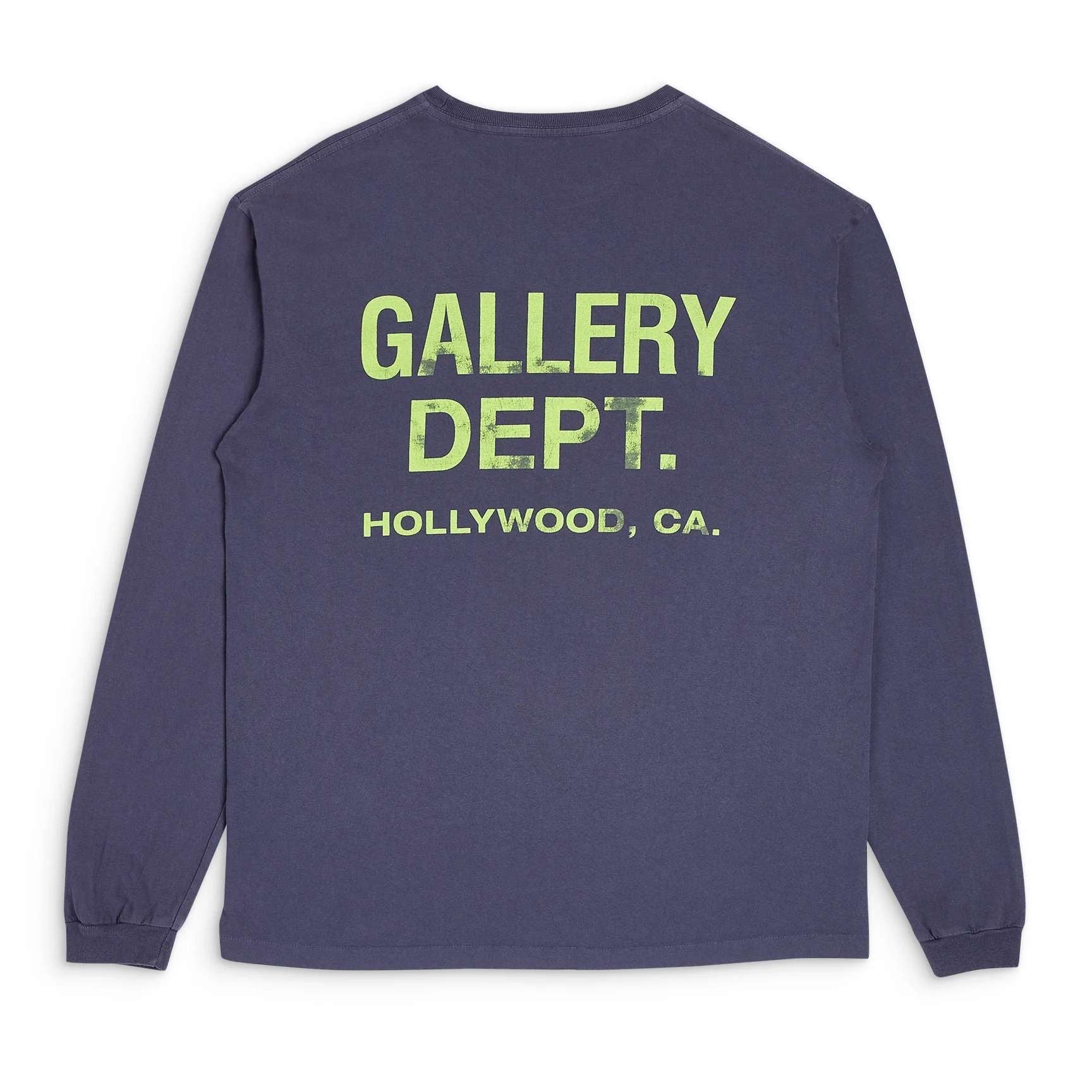 Gallery Dept. Souvenir L/S Tee Navy - Longsleeves - Gallery Dept.