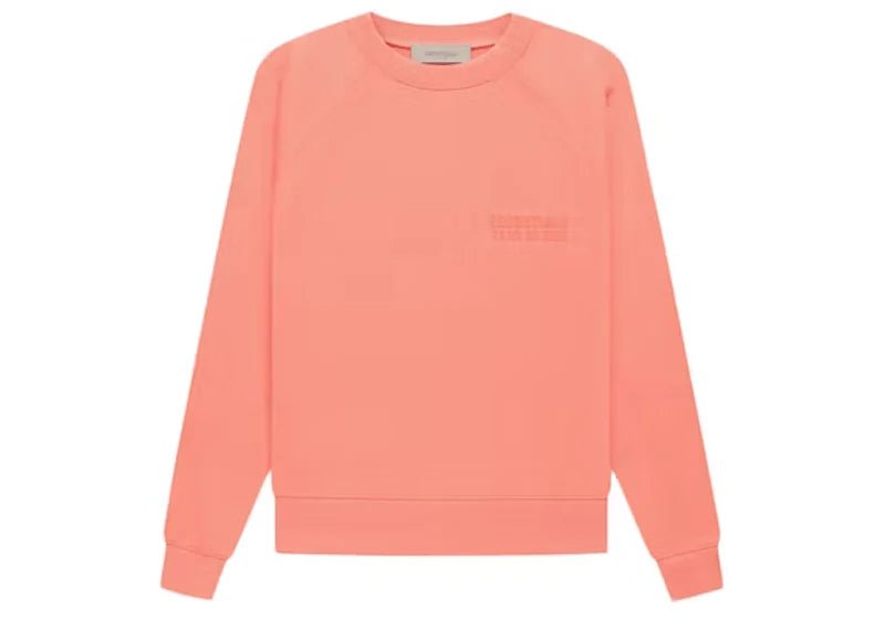 Fear of God Essentials Crewneck Coral - Sweatshirt - Fear of God Essentials
