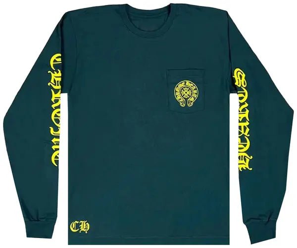 Chrome Hearts Horseshoe Long-Sleeve 'Green/Yellow