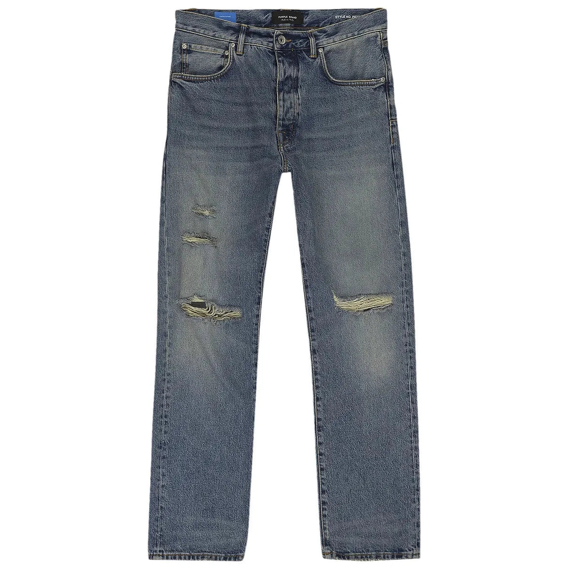 PURPLE BRAND Mid Rise Straight Jeans 'Mid Indigo' - Jeans - Purple Brand