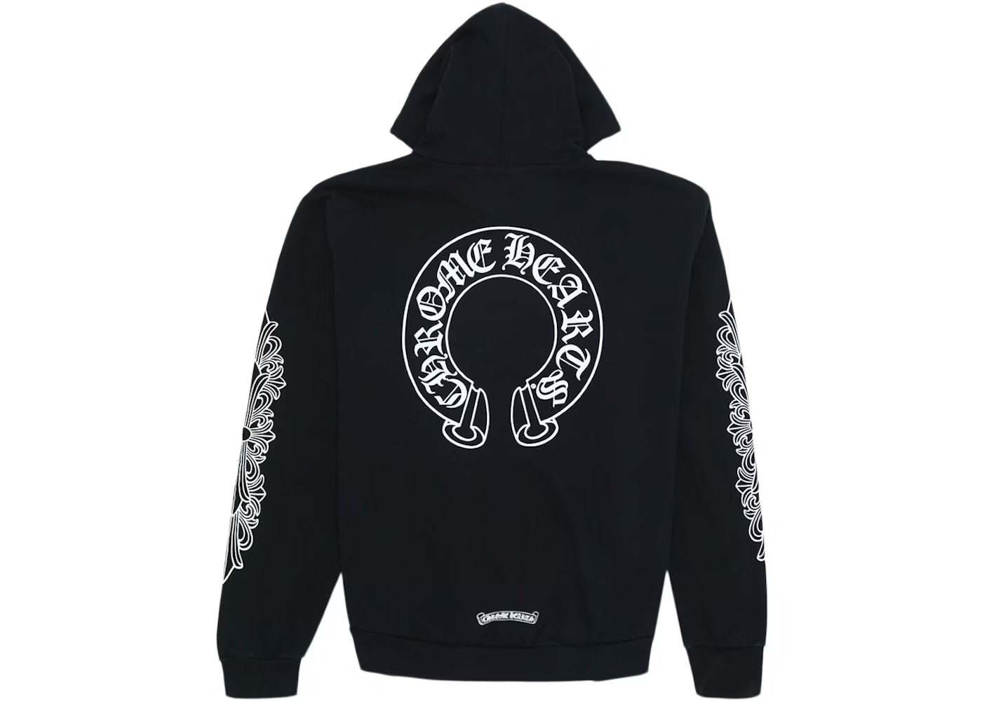 Chrome Hearts Horse Shoe Floral Hoodie Black - Hoodie - Chrome Hearts