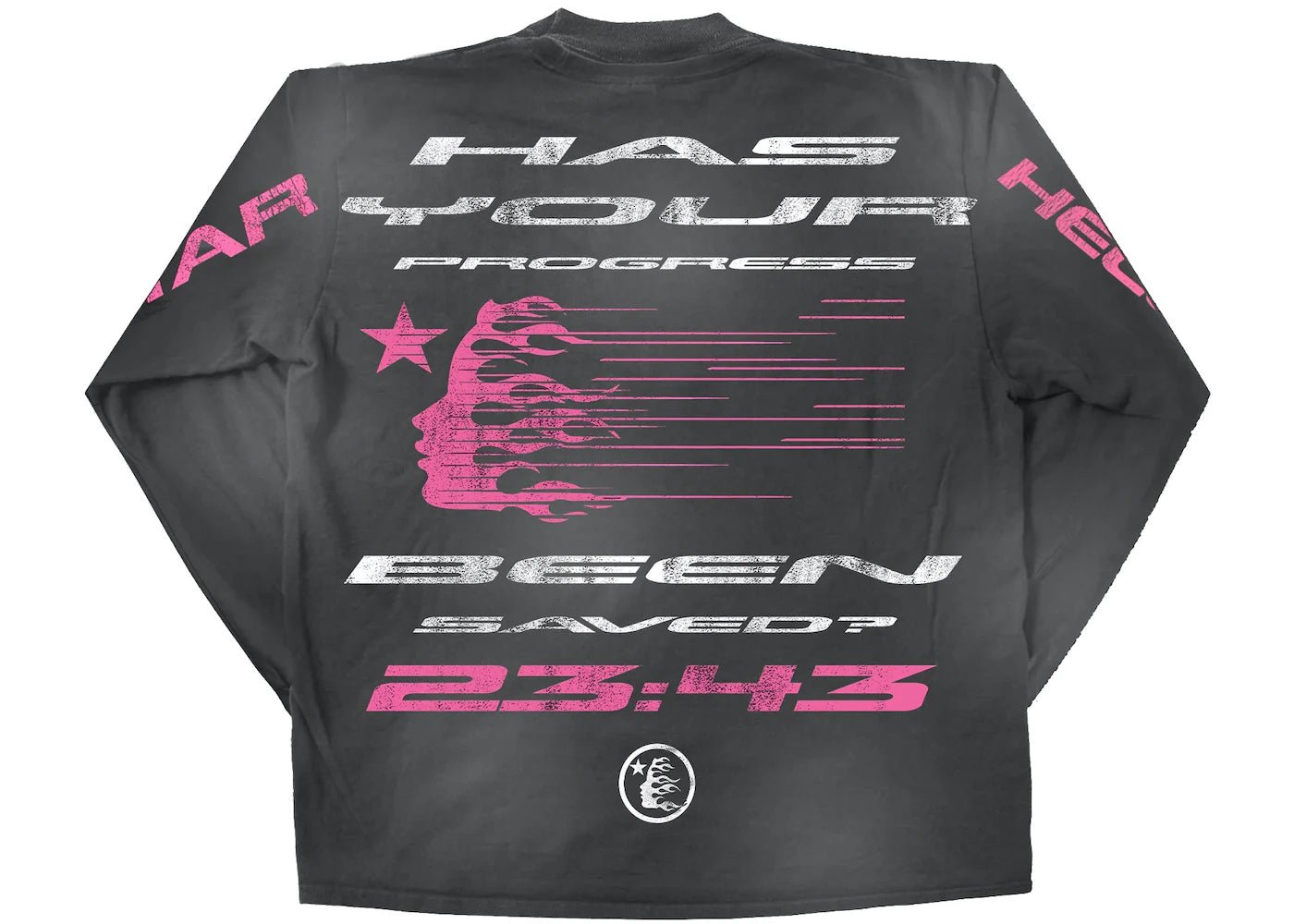 Hellstar Qr Christ L/S Tee Black - Longsleeves - Hellstar