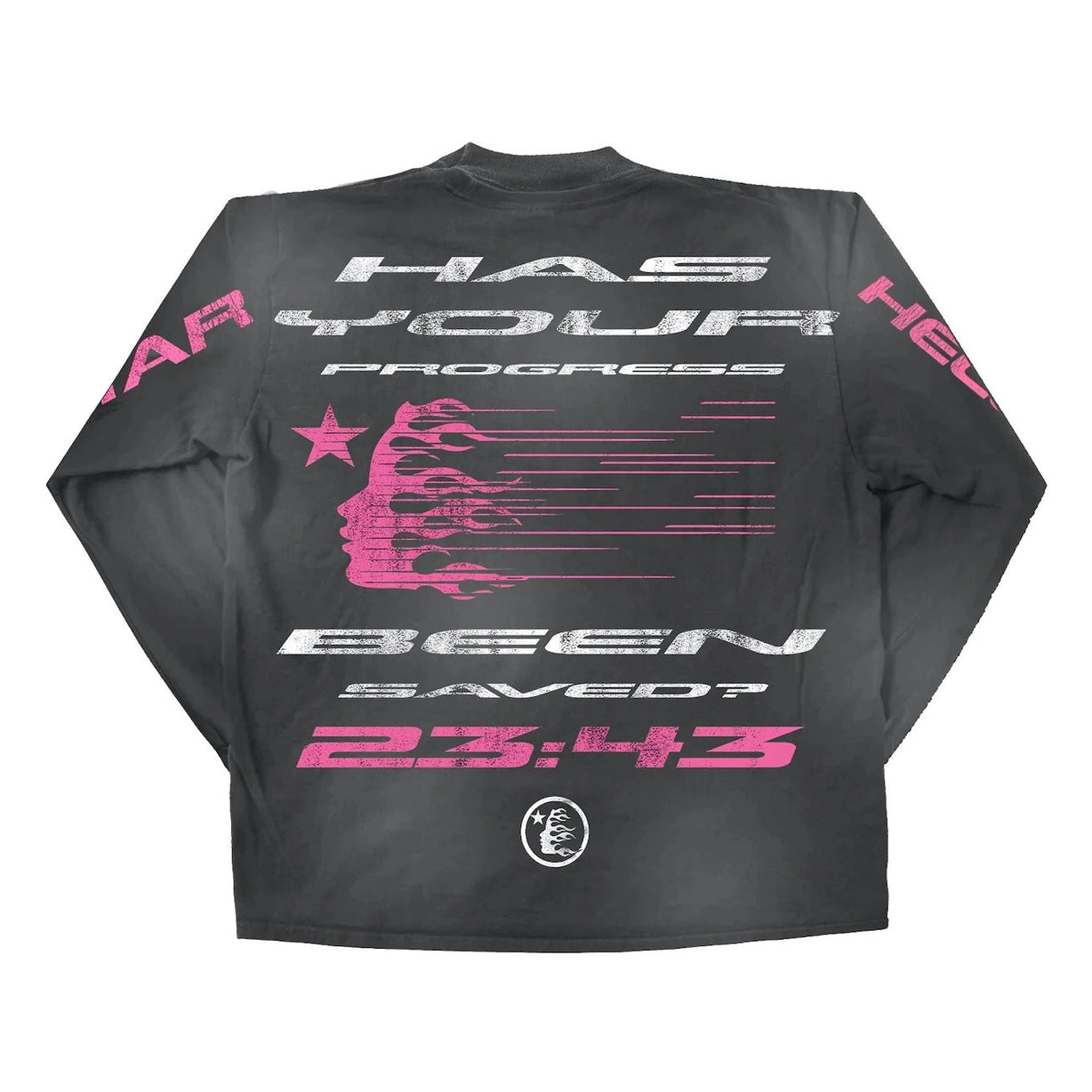 Hellstar Qr Christ L/S Tee Black - Longsleeves - Hellstar