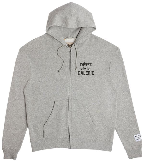 Gallery Dept. French Zip Hoodie Heather Grey