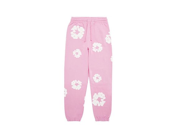 Denim Tears The Cotton Wreath Sweatpants Pink - Denim Tears