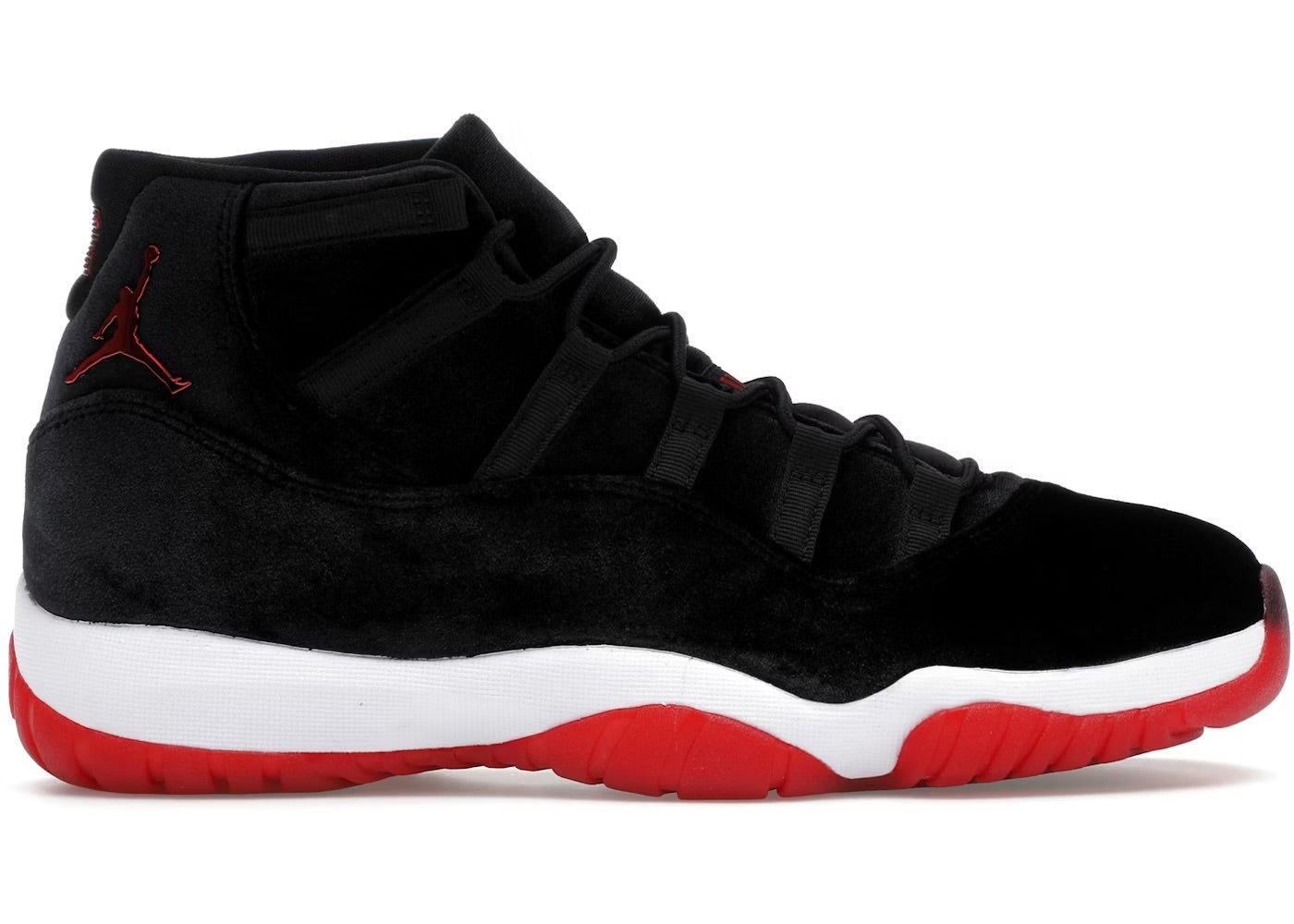 Jordan 11 Retro Bred Velvet (Women's) - Air Jordan