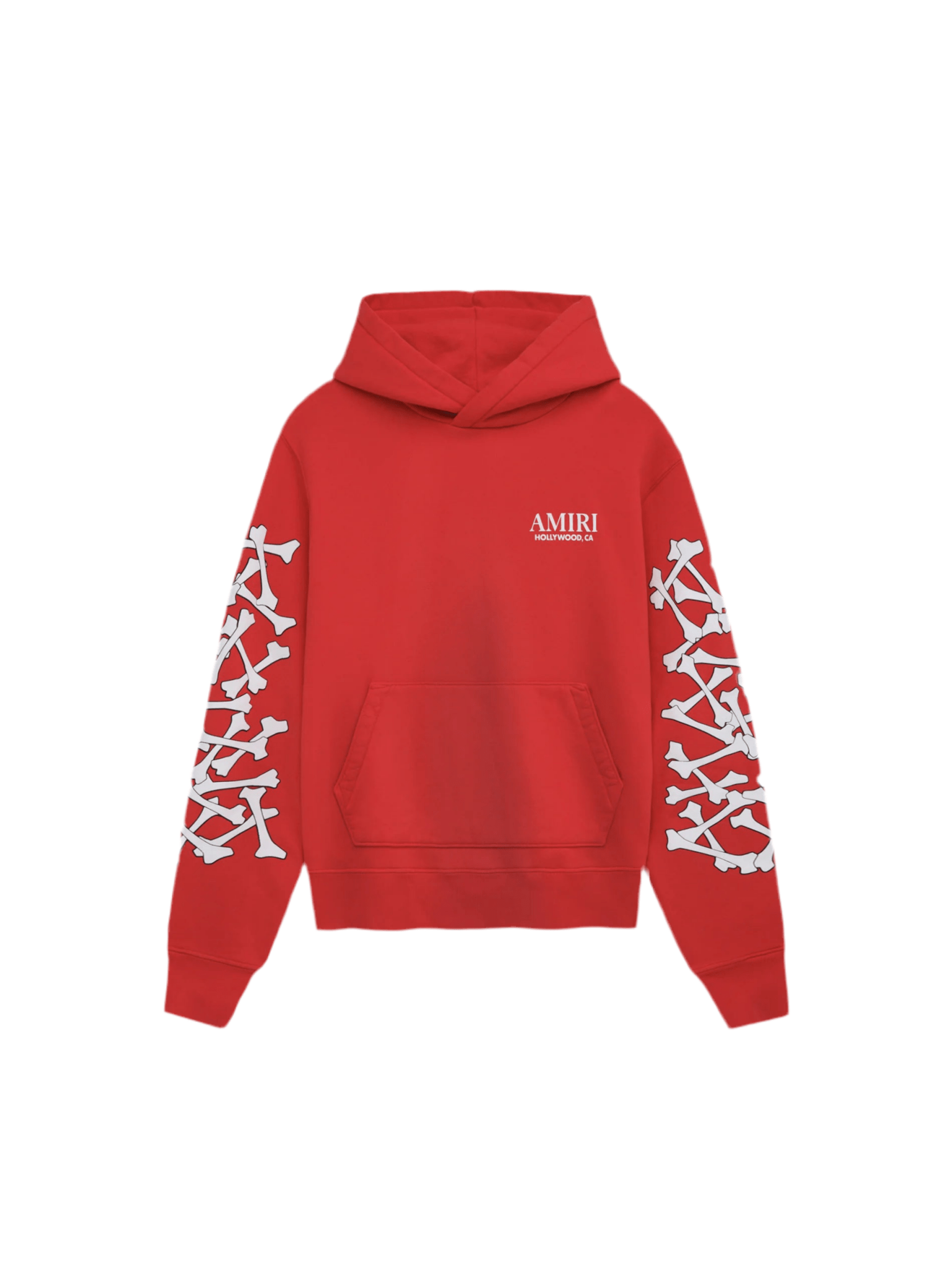 AMIRI Red Bones Stacked Hoodie - Hoodie - Amiri