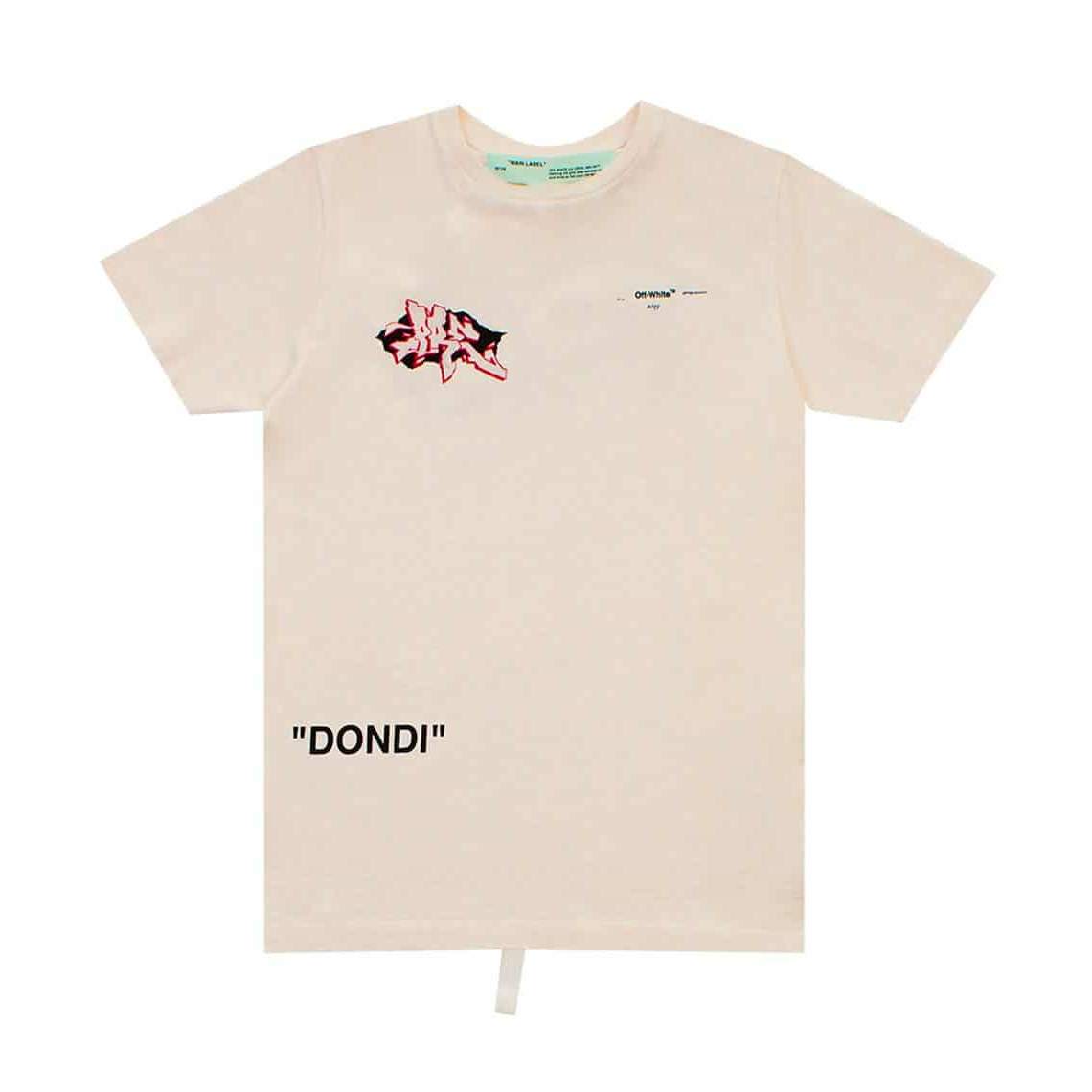 Off White Dondi Graffiti Off White Tee - T-shirt - OFF - WHITE