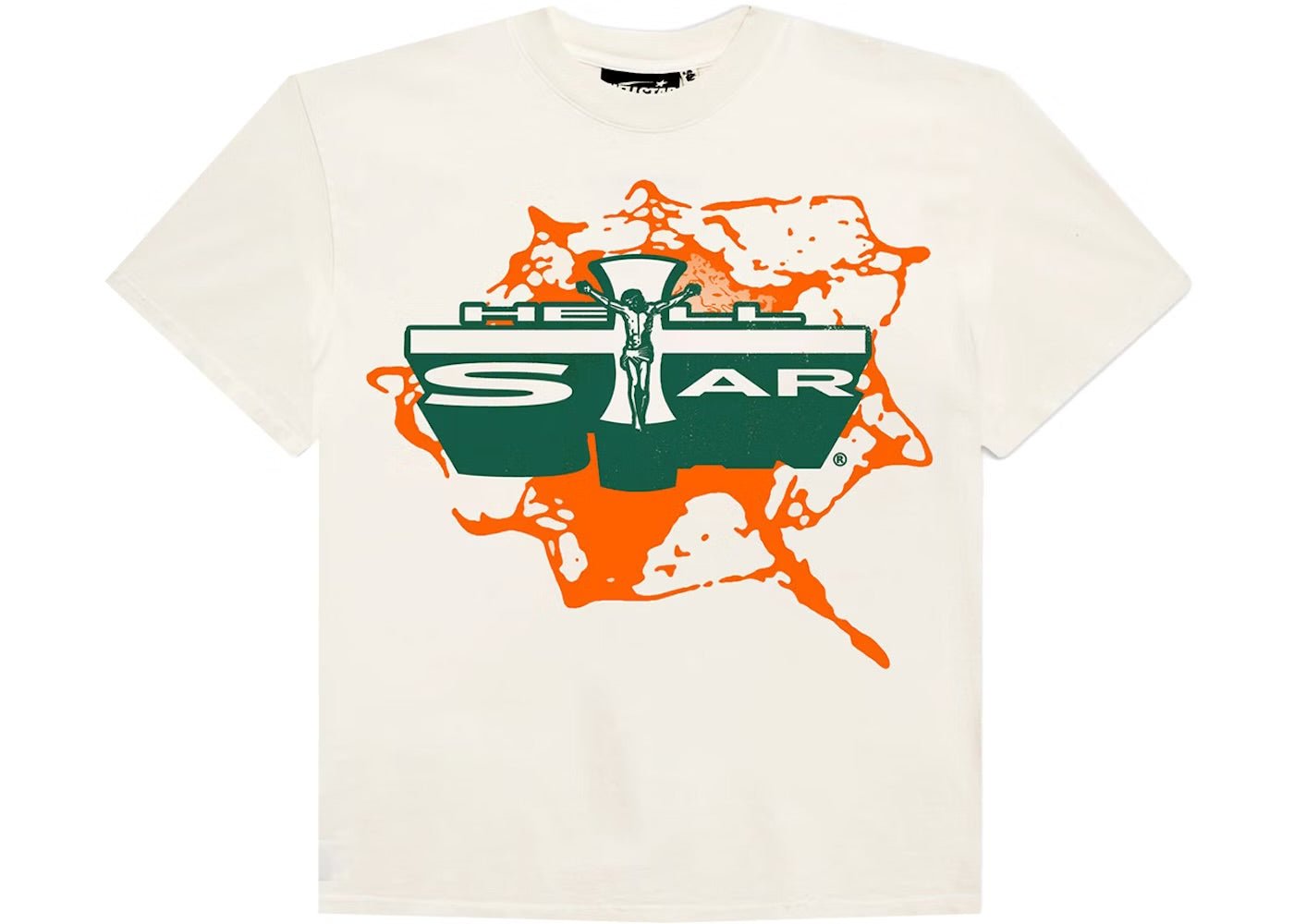 Hellstar Jesus T-Shirt White - T-shirt - Hellstar