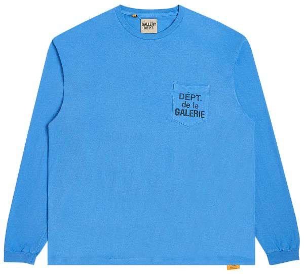 Gallery Dept. De La Galerie Long - Sleeve 'Blue' - Longsleeves - Gallery Dept.