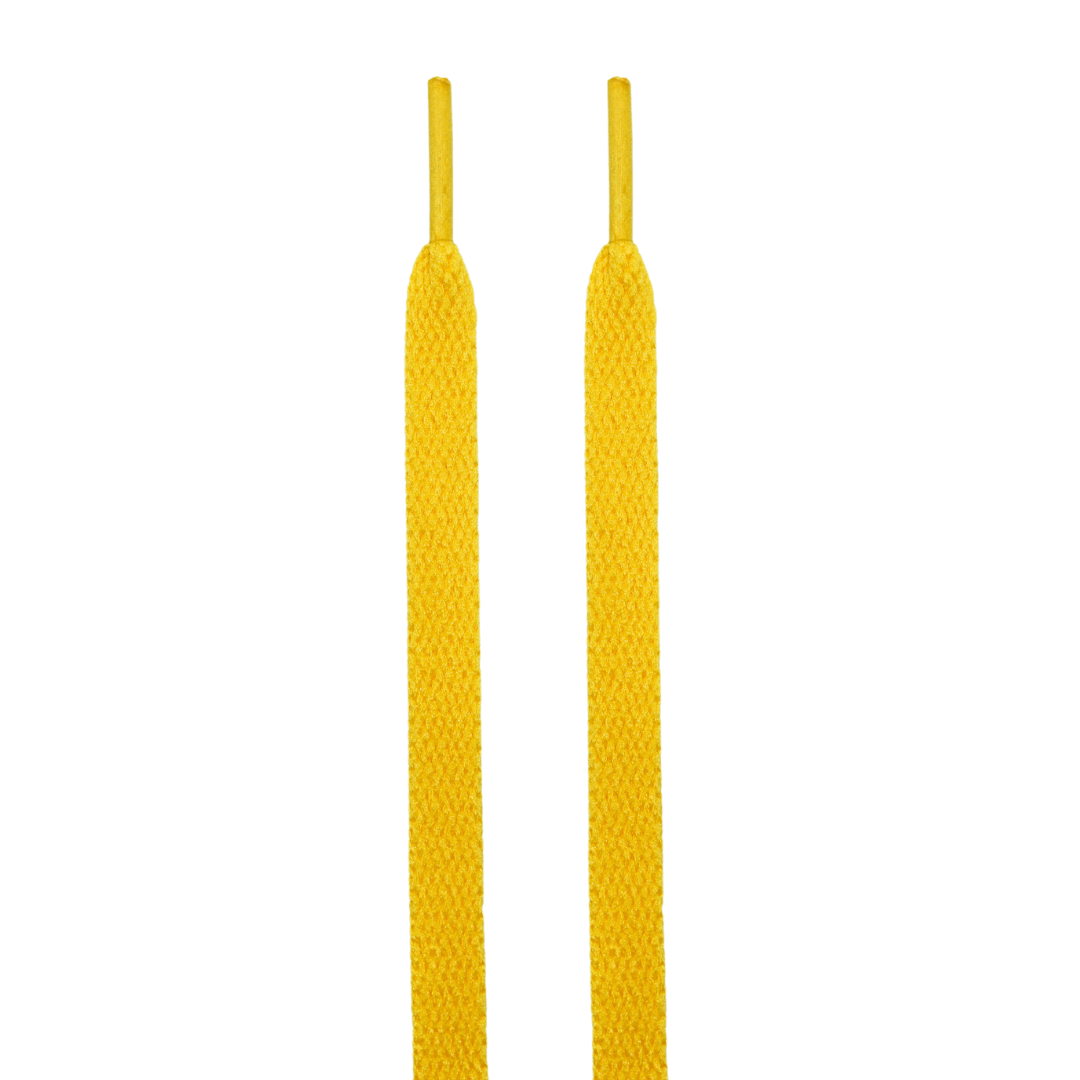 University Gold Jordan Flat Shoelaces - Air Jordan