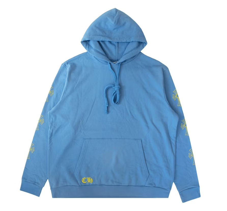 Chrome Hearts x Drake Girls Love Chrome Hoodie 'Light Blue' - Hoodie - Chrome Hearts