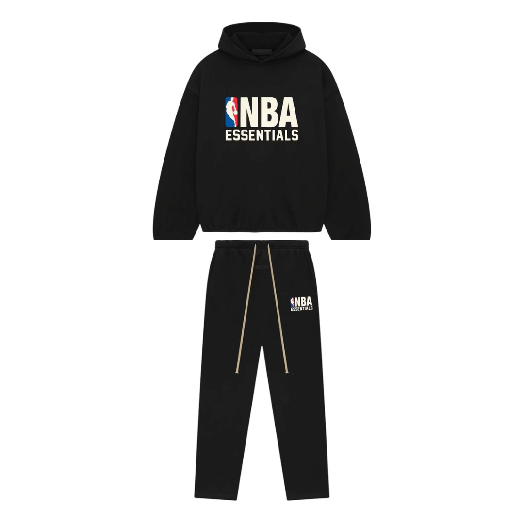 Fear of God Essentials NBA Set Black - Fear of God Essentials