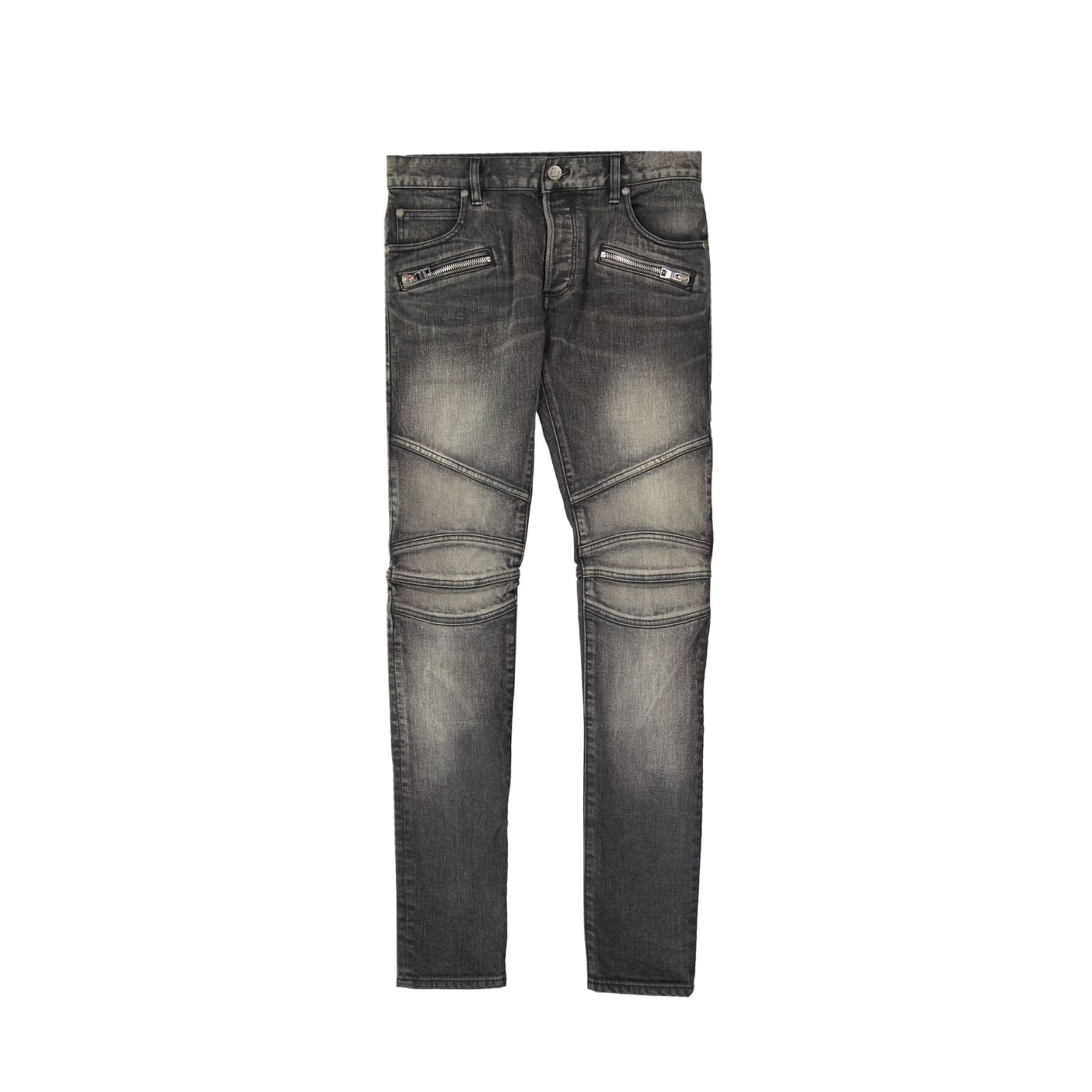Balmain Denim Jeans Gray - Jeans - Balmain