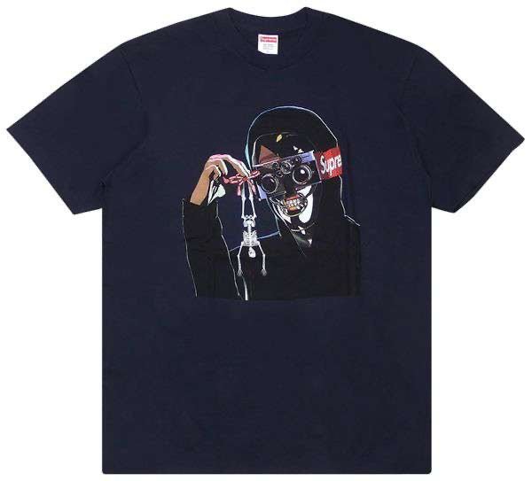Supreme Creeper Tee 'Navy' - T-shirt - Supreme
