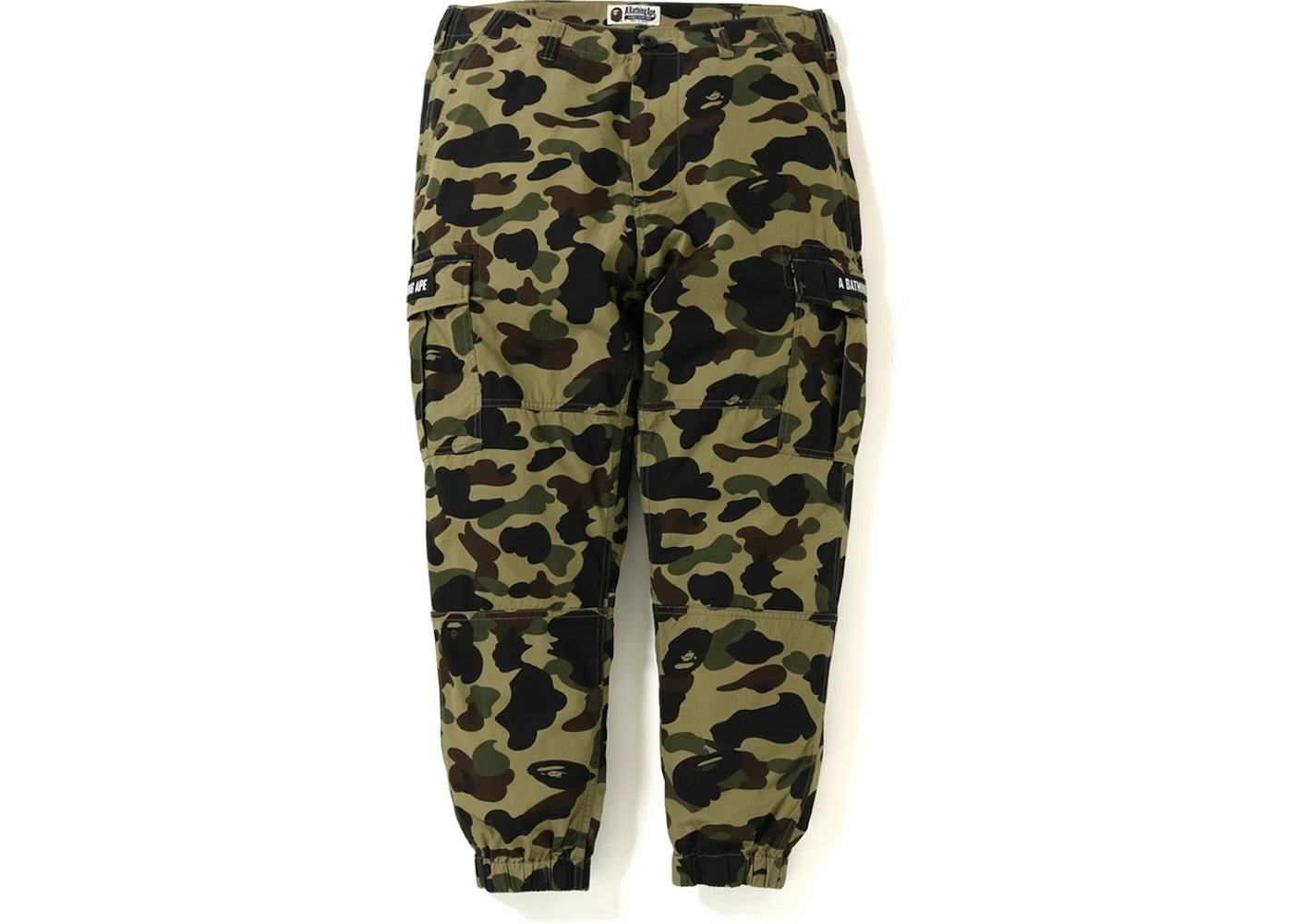 BAPE 1st Camo Slim 6 Pocket Jogger Pants Green - Jogger Pants - BAPE