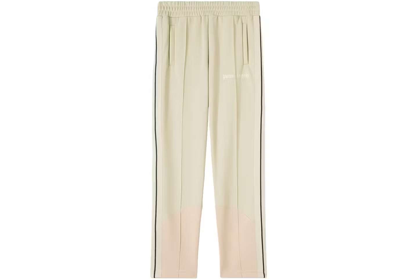 Palm Angels Two Tone Track Pants Beige/Rose Dust