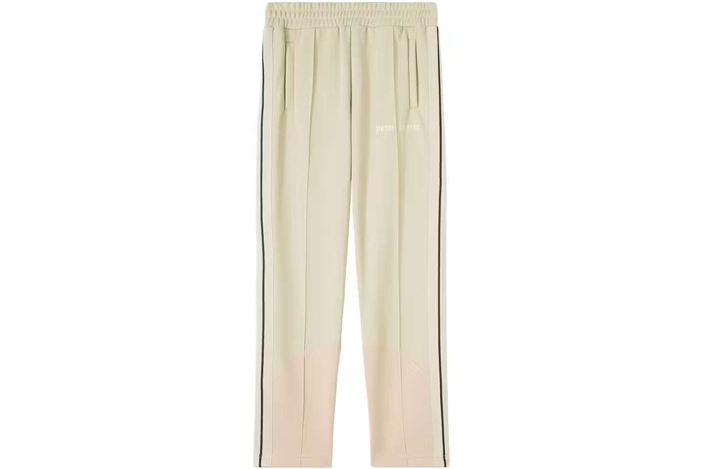 Palm Angels Two Tone Track Pants Beige/Rose Dust - Kulture Klash