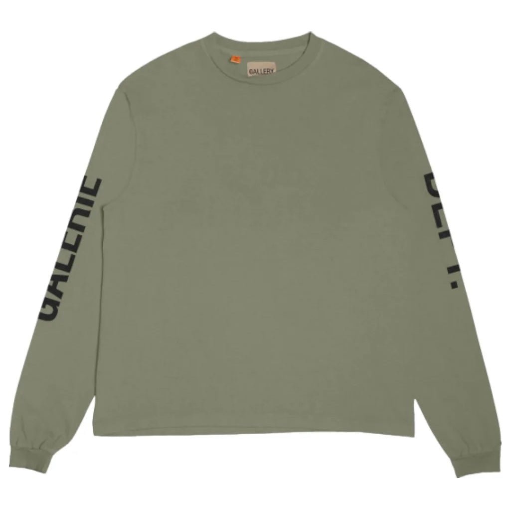 Gallery Dept. French Souvenir L/S T-shirt Olive Green - Longsleeves - Gallery Dept.