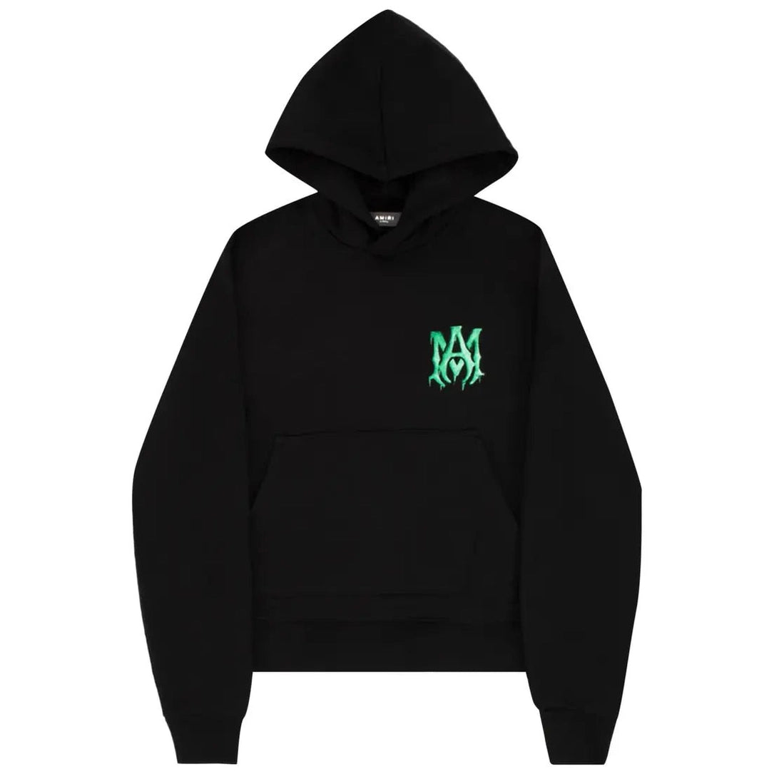 Amiri Watercolor MA Hoodie 'Black/Green' - Hoodie - Amiri